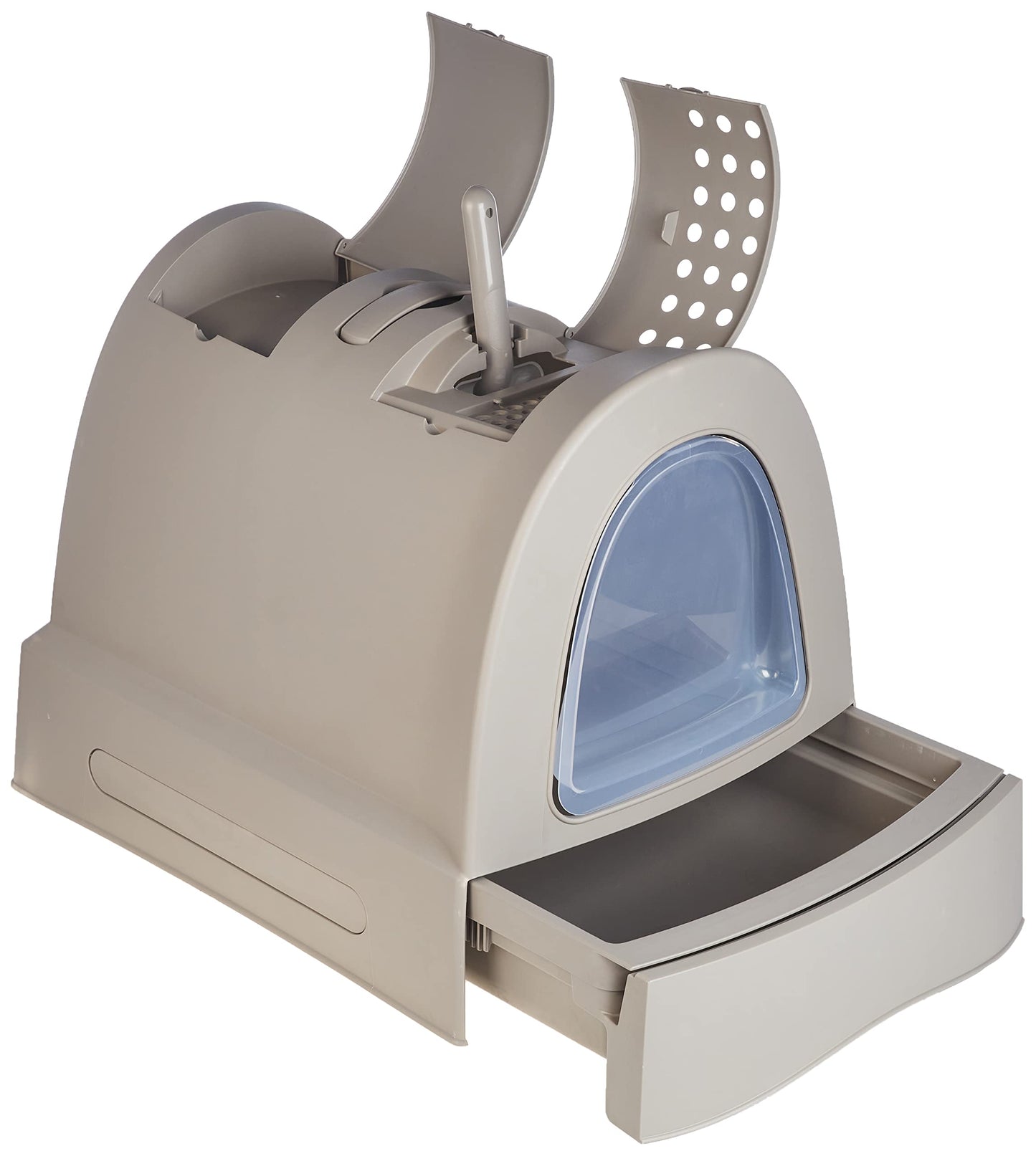 IMAC Zuma Closed Litter Box w/ Scoop - Beige