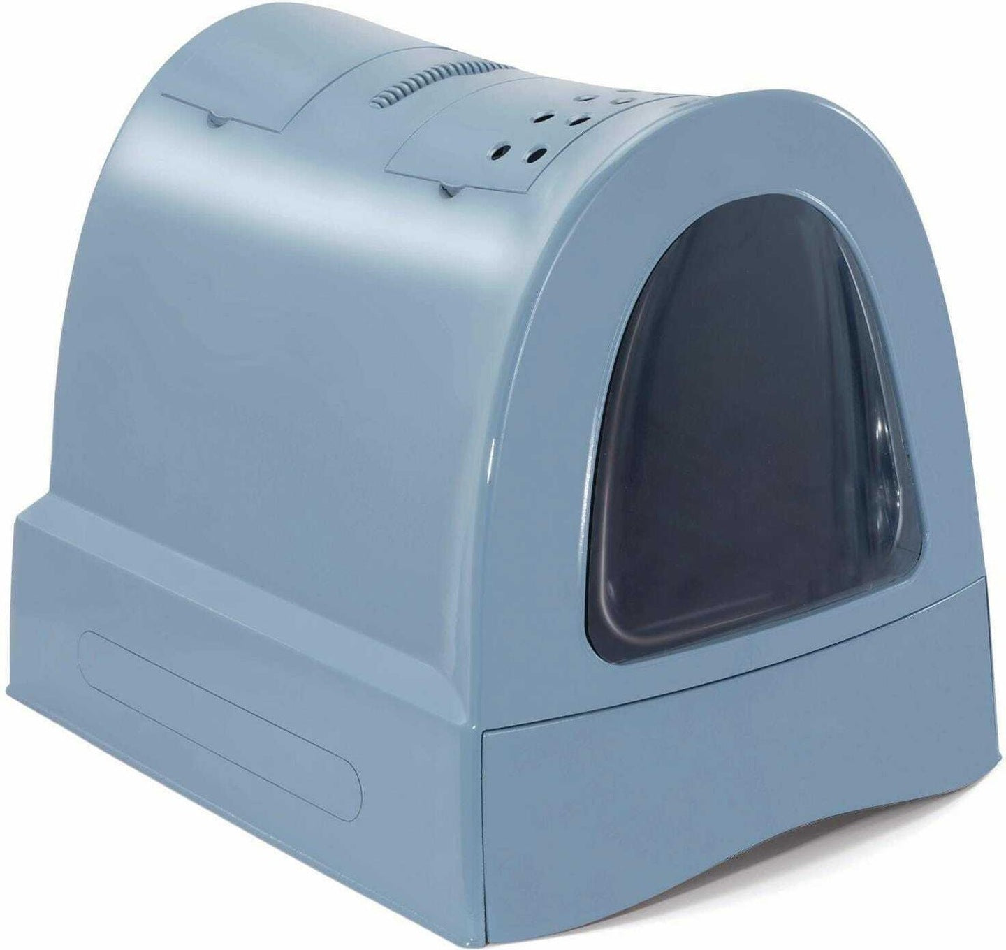 IMAC Zuma Closed Litter Box w/ Scoop - Blue