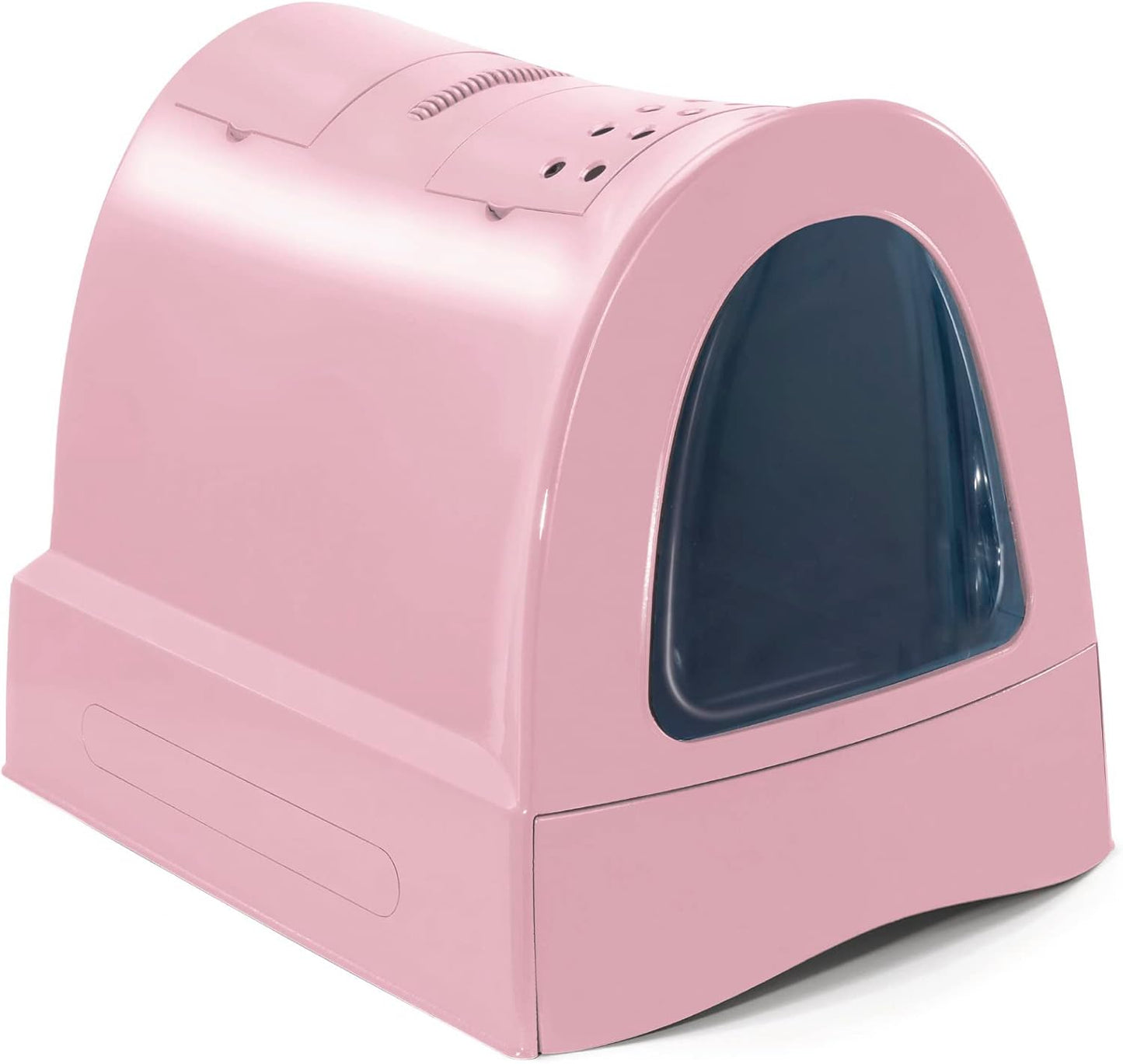 IMAC Zuma Closed Litter Box w/ Scoop - Pink