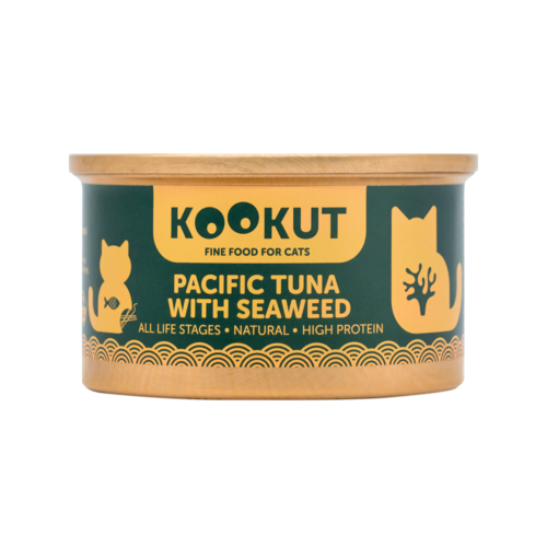 Kookut Cat Free Run Tuna & Seaweed Wet Food - 70g