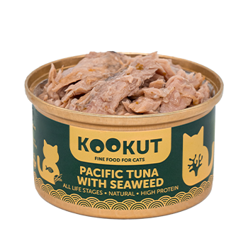 Kookut Cat Free Run Tuna & Seaweed Wet Food - 70g