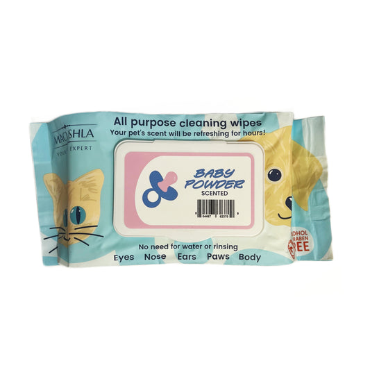 Macushla Pet Wipes - Baby Powder
