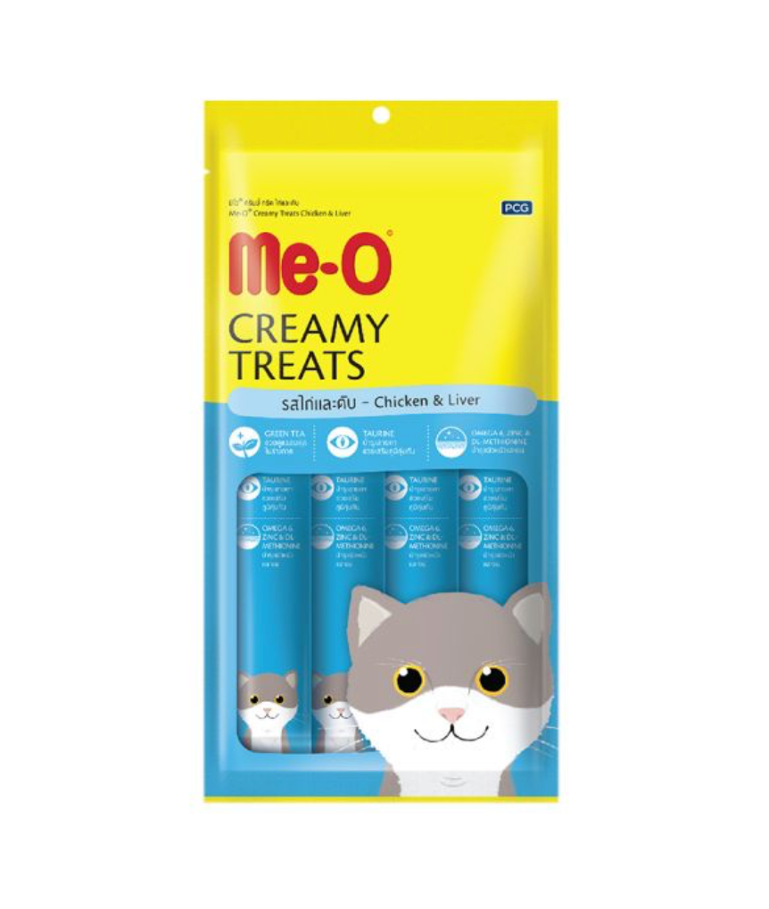 Me-O Creamy Cat Treats - Chicken & Liver