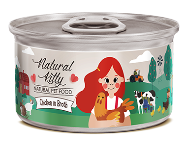 Natural Kitty Chicken in Broth - 80g