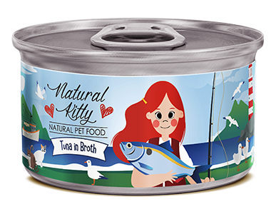 Natural Kitty Tuna in Broth -  80g