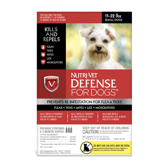 Nutri-Vet Defense Plus For Small Dogs - 11-32 lbs