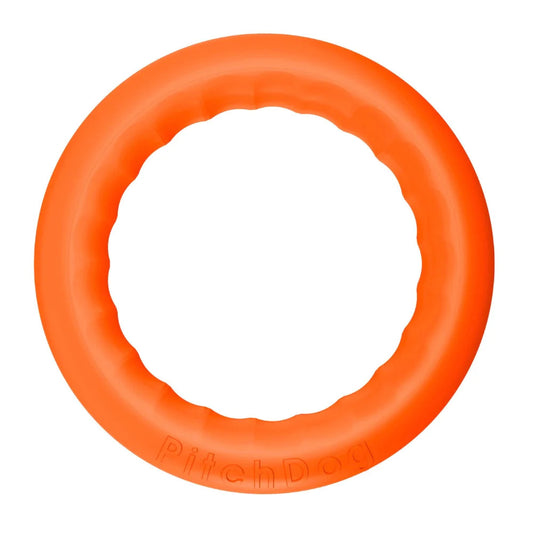 PitchDog Fetch Ring 30 Toy - Orange