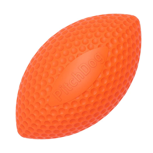PitchDog Football Dog Toy - Orange