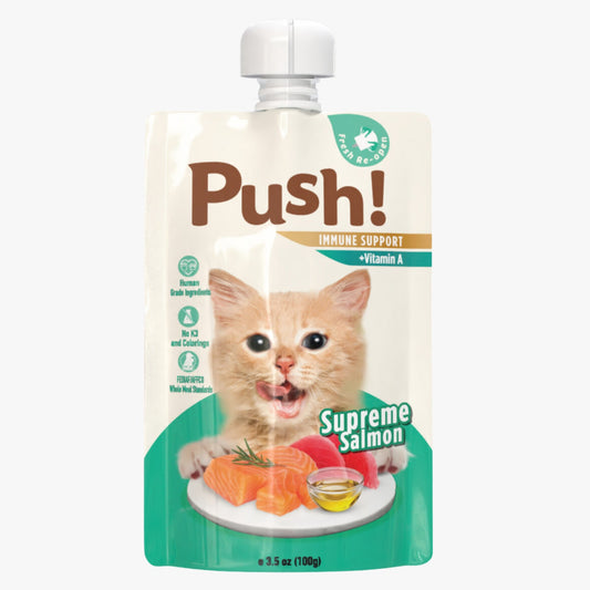 Push! Cat Wet Food - Salmon w/ Vitamin A