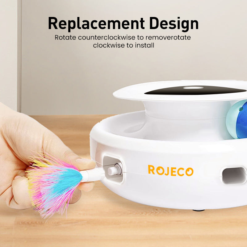 Rojeco 2 in 1 Interactive Cat Toy