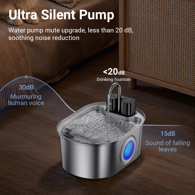Rojeco 3.2L Wireless Pet Water Fountain