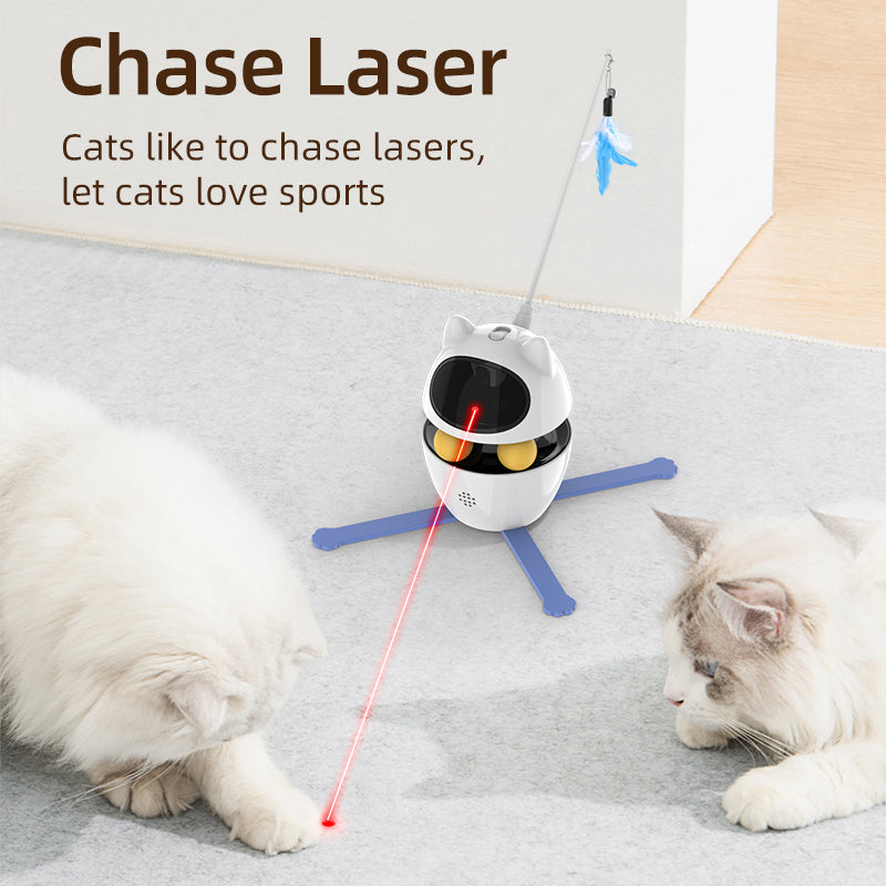 Rojeco 3 In 1 Interactive Cat Toy