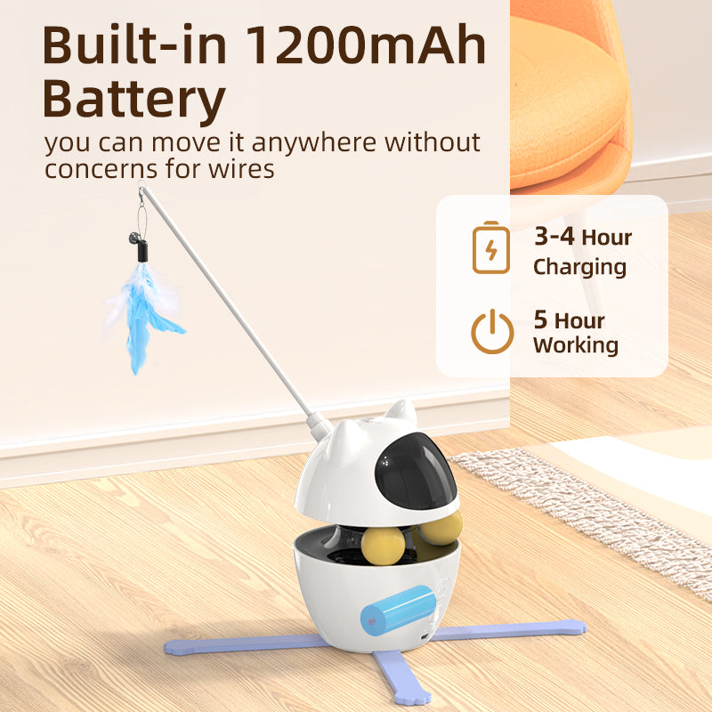 Rojeco 3 In 1 Interactive Cat Toy