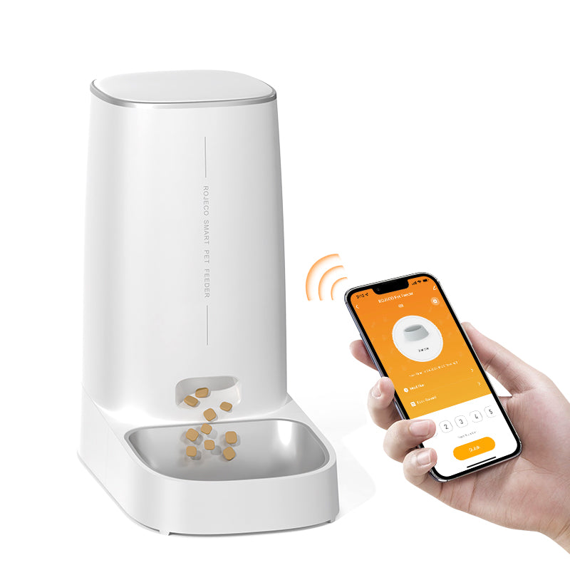 Rojeco 4L WIFI Automatic Pet Feeder - Single Bowl
