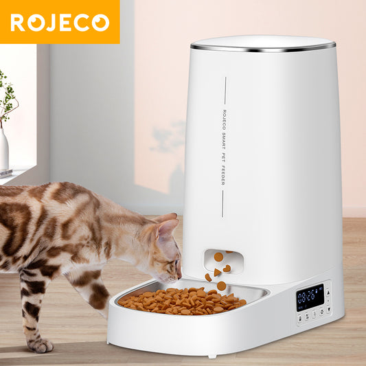 Rojeco 4L WIFI Automatic Pet Feeder - Single Bowl