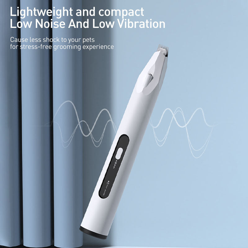 Rojeco Electric Pet Foot Hair Trimmer w/ LED - 2 Speeds