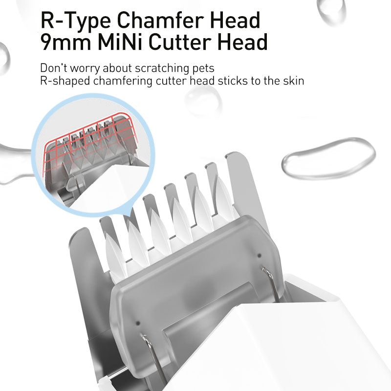 Rojeco Electric Pet Foot Hair Trimmer w/ LED - 2 Speeds