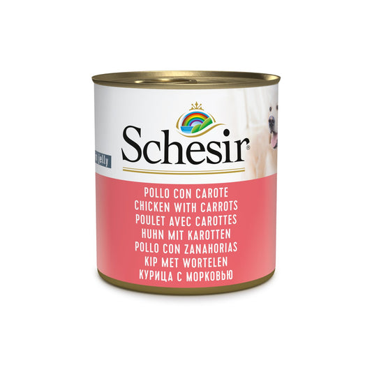 Schesir Chicken with Carrots Wet Dog Food - 285g