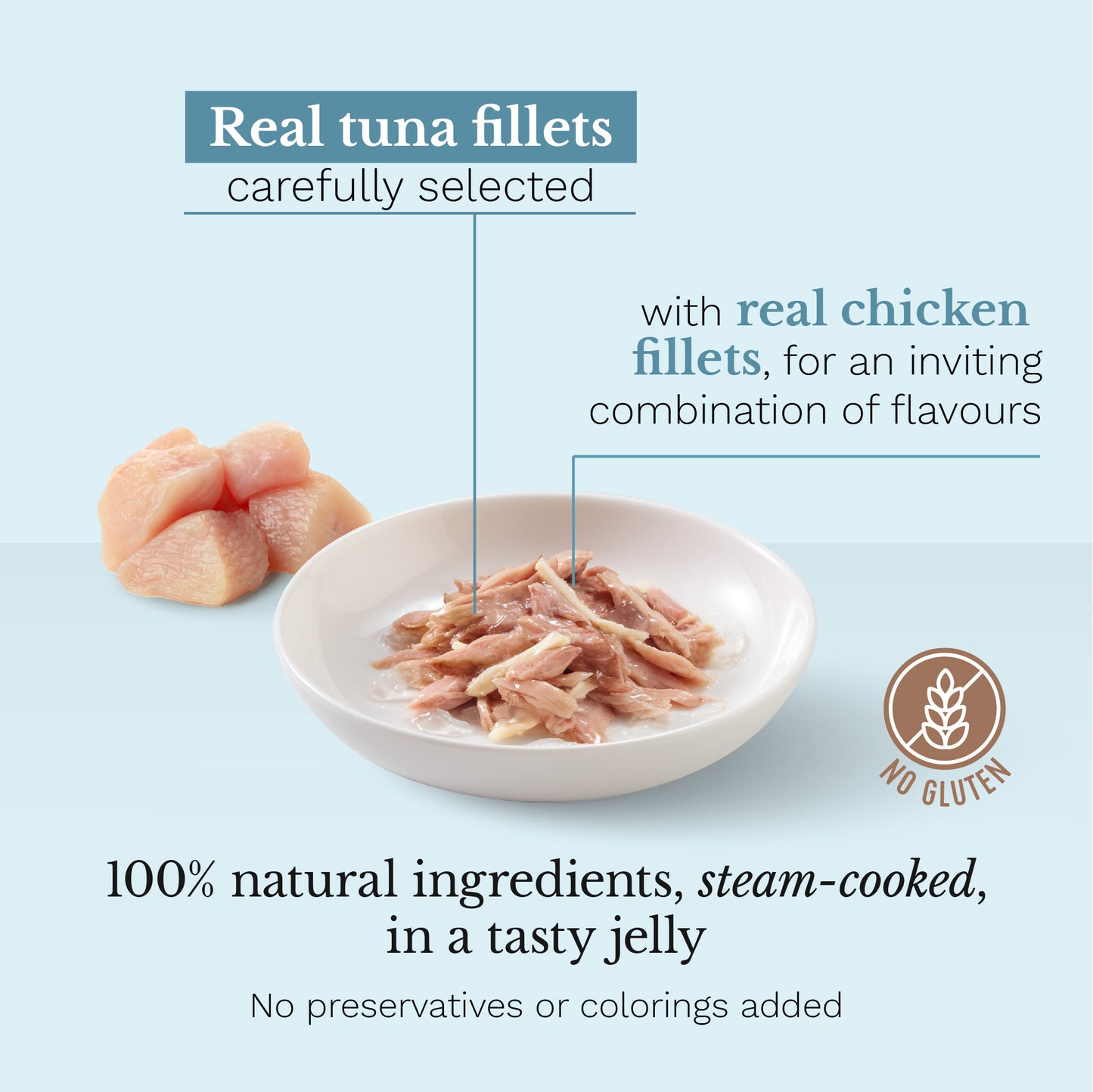 Schesir Tuna with Chicken Wet Cat Food - 85g