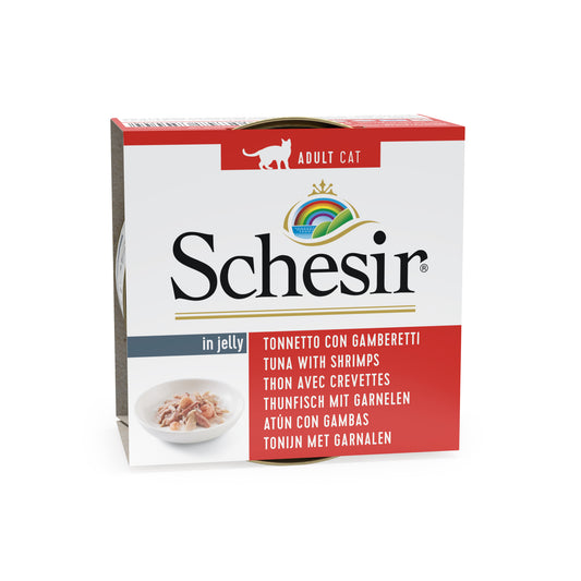Schesir Tuna with Shrimp Wet Cat Food - 85g