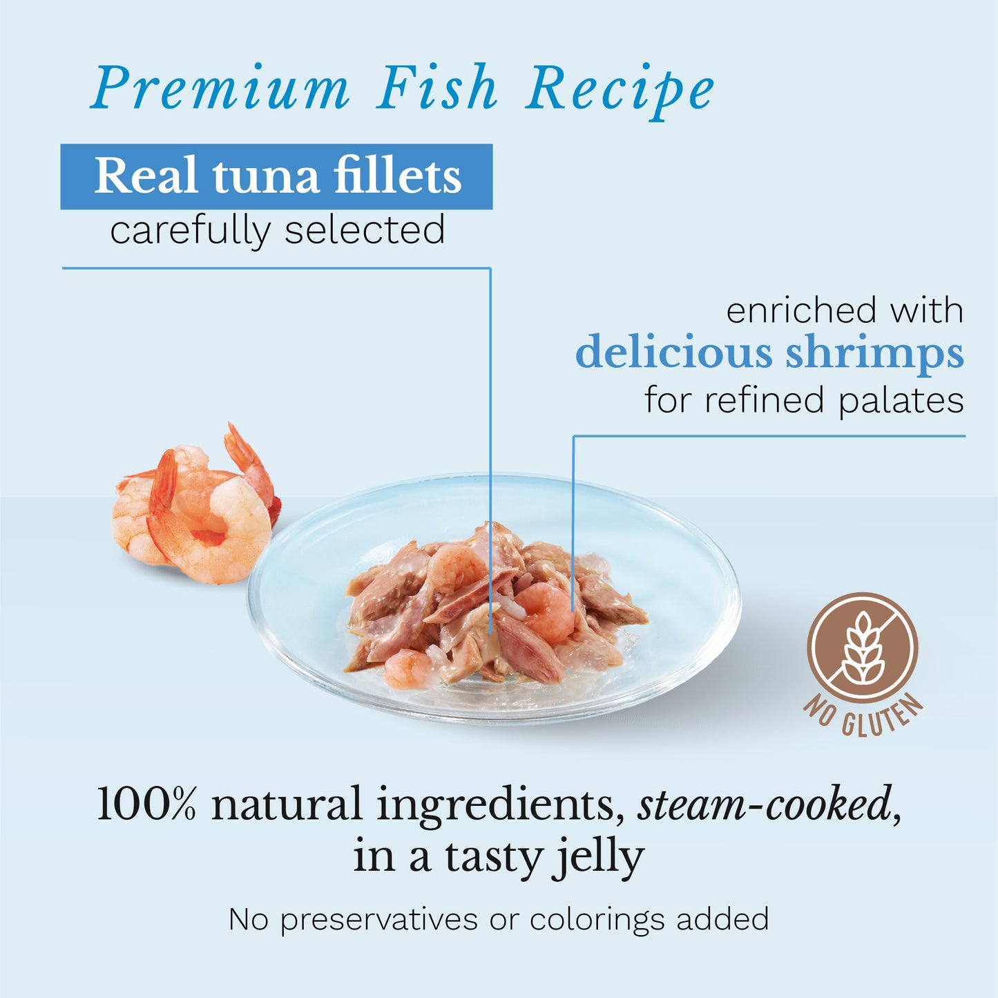 Schesir Tuna with Shrimp Wet Cat Food - 85g