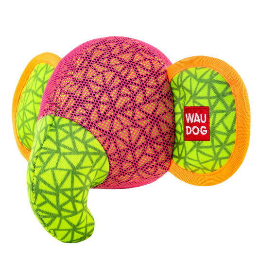 Waudog Elephant Fun Dog Toy - Pink