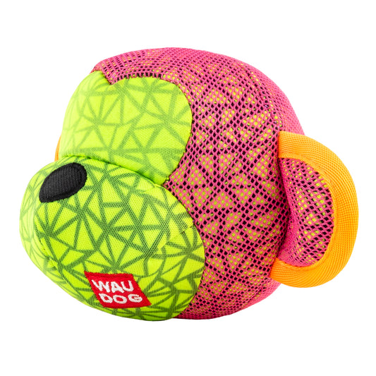 Waudog Monkey Fun Dog Toy - Pink