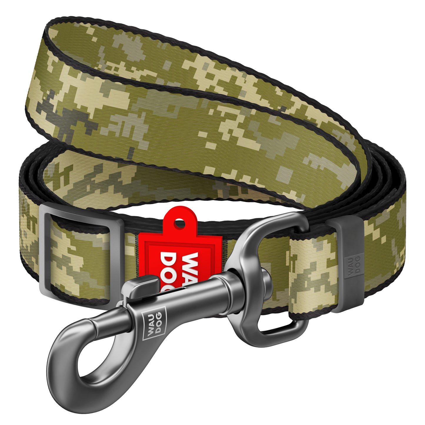 Waudog Nylon Dog Leash - Military - L