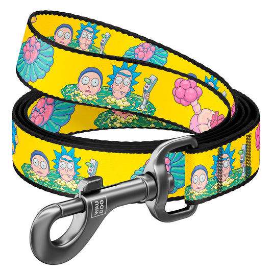 Waudog Nylon Dog Leash - Rick and Morty 1 - L