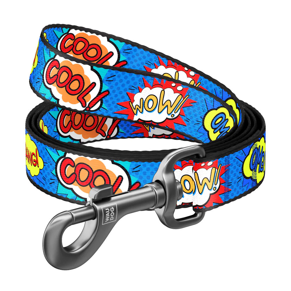 Waudog Nylon Dog Leash - WOW - L