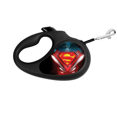 Waudog Retractable Dog Leash - Superman Logo - M