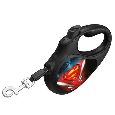 Waudog Retractable Dog Leash - Superman Logo - M