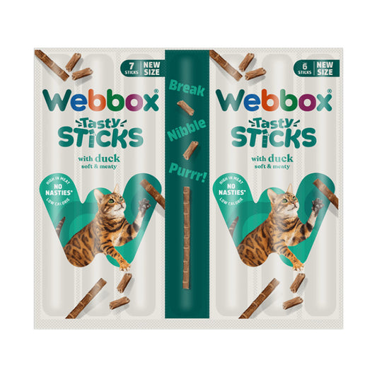 Webbox Cat Treat Tasty Sticks Duck - 30 g (6 pcs)