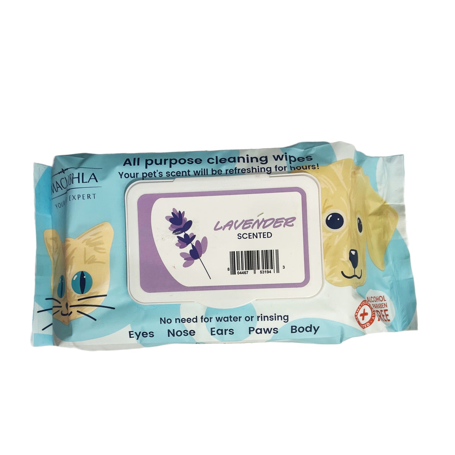 Macushla Pet Wipes - Lavender